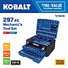 Kobalt 297 Piece Standard (SAE) and Metric Mechanics Tool Set with Hard Case, $99, free pickup, Lowe's