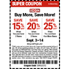Harbor Freight coupon on ICON items, Buy More, save more, 15% off on two items, 20% off three items, 25% off four items
