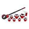 Harbor Freight instant savings, 10 piece CENTRAL MACHINERY 3/8 in. to 2 in. Ratcheting Pipe Threader Set, $59.99 (33% off)