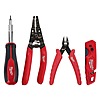 4 piece Milwaukee Electrician's Hand Tool Kit, $24.88 free shipping, Home Depot