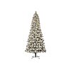 GE 9-ft pre-lit Christmas trees, Laurel Pine, $114, Colorado spruce Pre-lit Multicolor LED Lights, $118, free pickup, Lowe's