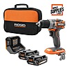 RIDGID 18V SubCompact Brushless 1/2 in. Hammer Drill Kit