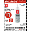 $1, HFT 4 oz. Incredibly Strong Wood Glue for $1, 66% off