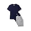 $7.39-$7.42, L and XL only, FS Prime, 6 pack Amazon Essentials Men's Slim Fit V-Neck Undershirt, Breathable Cotton, Medium Grey Heather/Navy