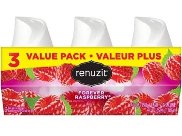 Woot, 3 pack Renuzit Aroma Adjustables Airfreshener, Raspberry, $1.74, free shipping for Prime members