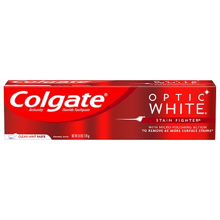 Walgreens: Colgate Toothpaste (4.2oz Optic White or 6oz MaxFresh)