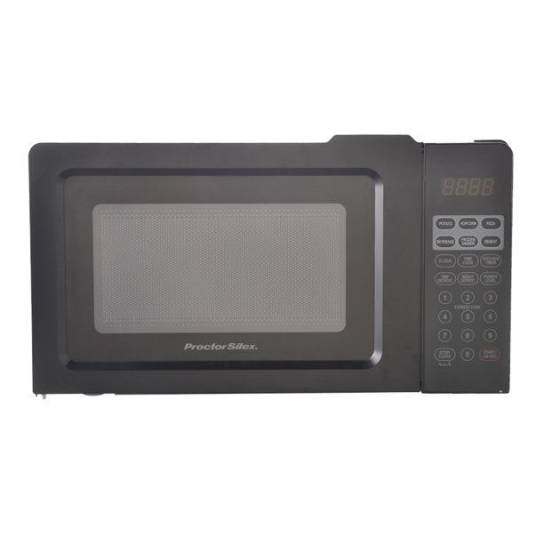 Proctor Silex 0.7 Cu ft Black Digital Microwave Oven, $35, free shipping, Walmart