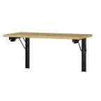 Industrial 4 ft. Folding Wood Top Workbench, $84.36, free shipping, Home Depot