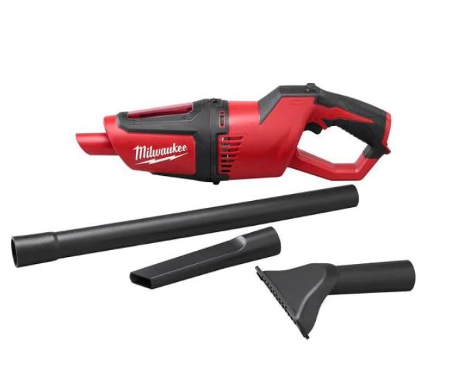 Milwaukee M12 12-Volt Lithium-Ion Cordless Compact Vacuum (Tool-Only), $49, Free shipping, Home Depot