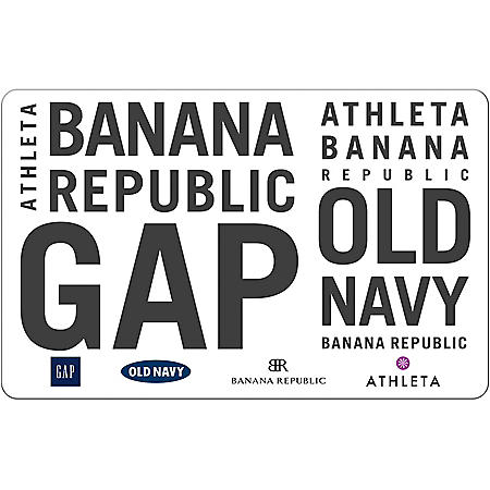 Sam's Club Members : $50 GAP Options (Gap, Old Navy, Banana Republic and, Athleta) eGift Card (Email Delivery), $40