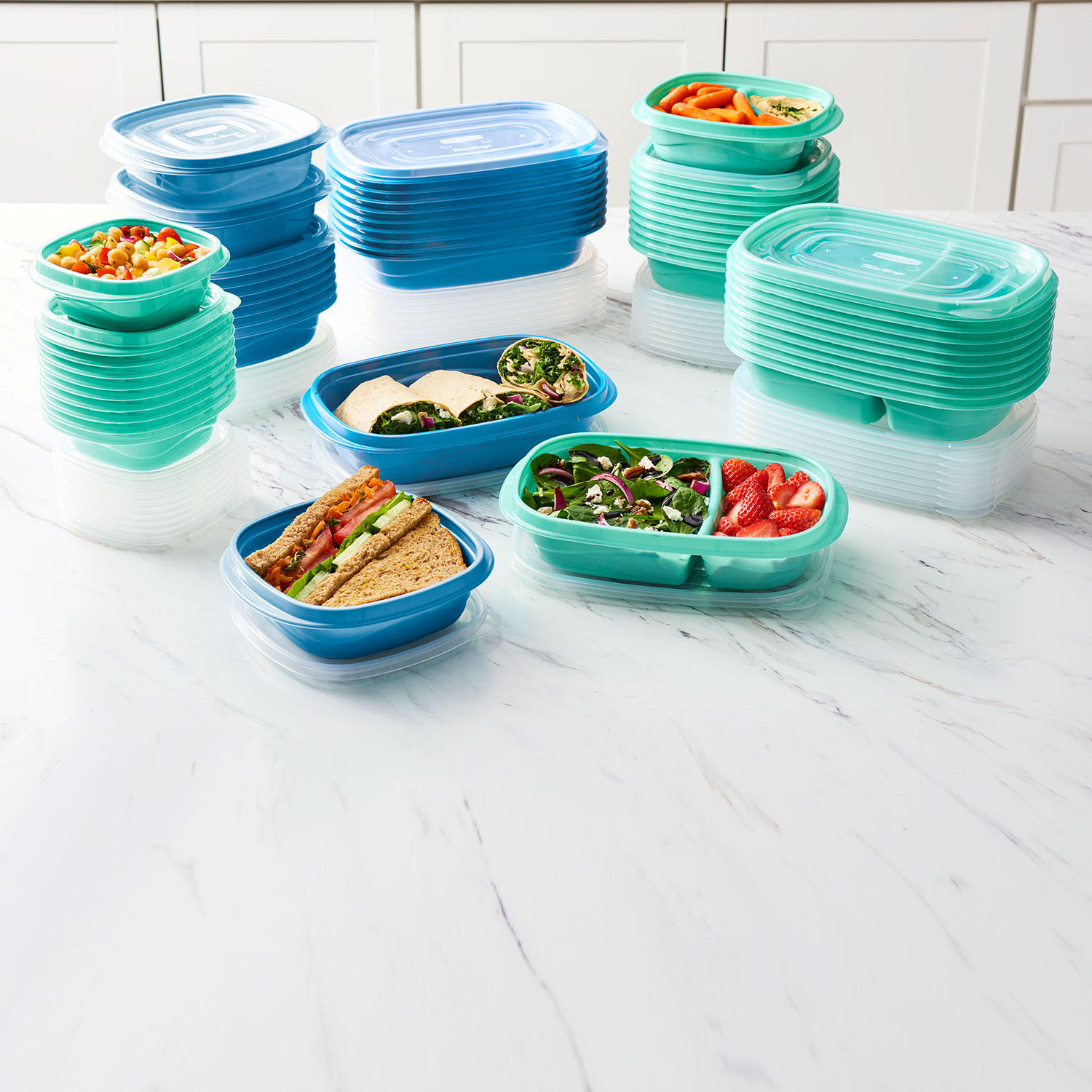 Sam's Club Members, Rubbermaid 100Piece Meal Prep Food Storage
