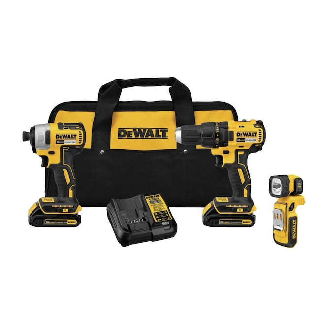 DEWALT 3Tool 20Volt Max Brushless Power Tool Combo Kit with Cordless