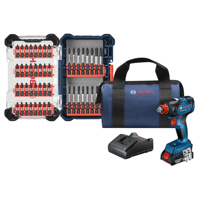 Lowe's, today only, Bosch 18V Brushless 2in1 Impact Driver/ with 2.0ah