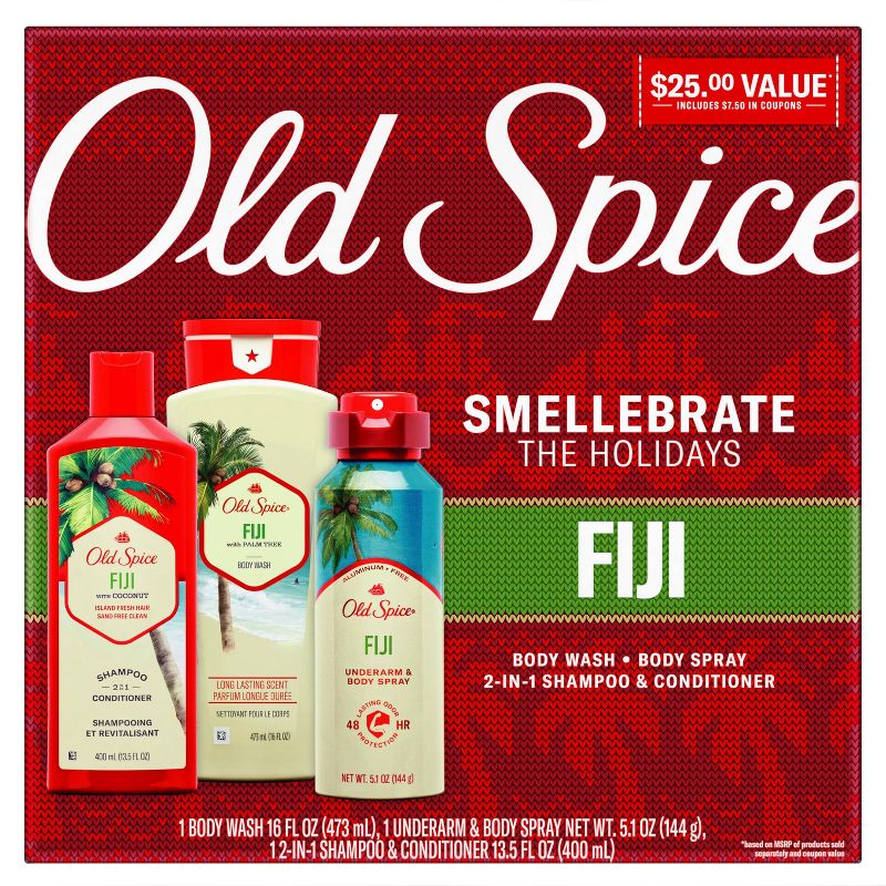 Target, extra 25% off select beauty &amp; skin care gift sets, Old Spice 3 piece gift sets, Every Man Jack 3 piece set, $7.50, + more