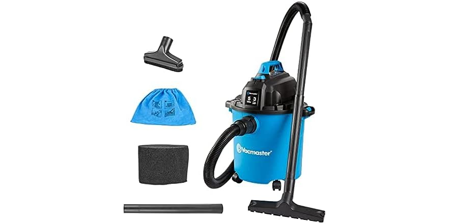 Woot!, Vacmaster 5-Gallon* 3 Peak HP** Wet/Dry Shop Vac, $37.99, free shipping for Prime