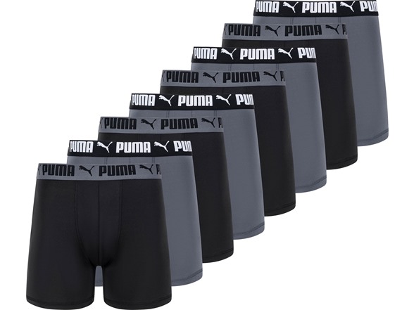 Woot!, 8 pack PUMA Men's Active Stretch Boxer Briefs, $19.99, many colors available, Free shipping for Prime, + more