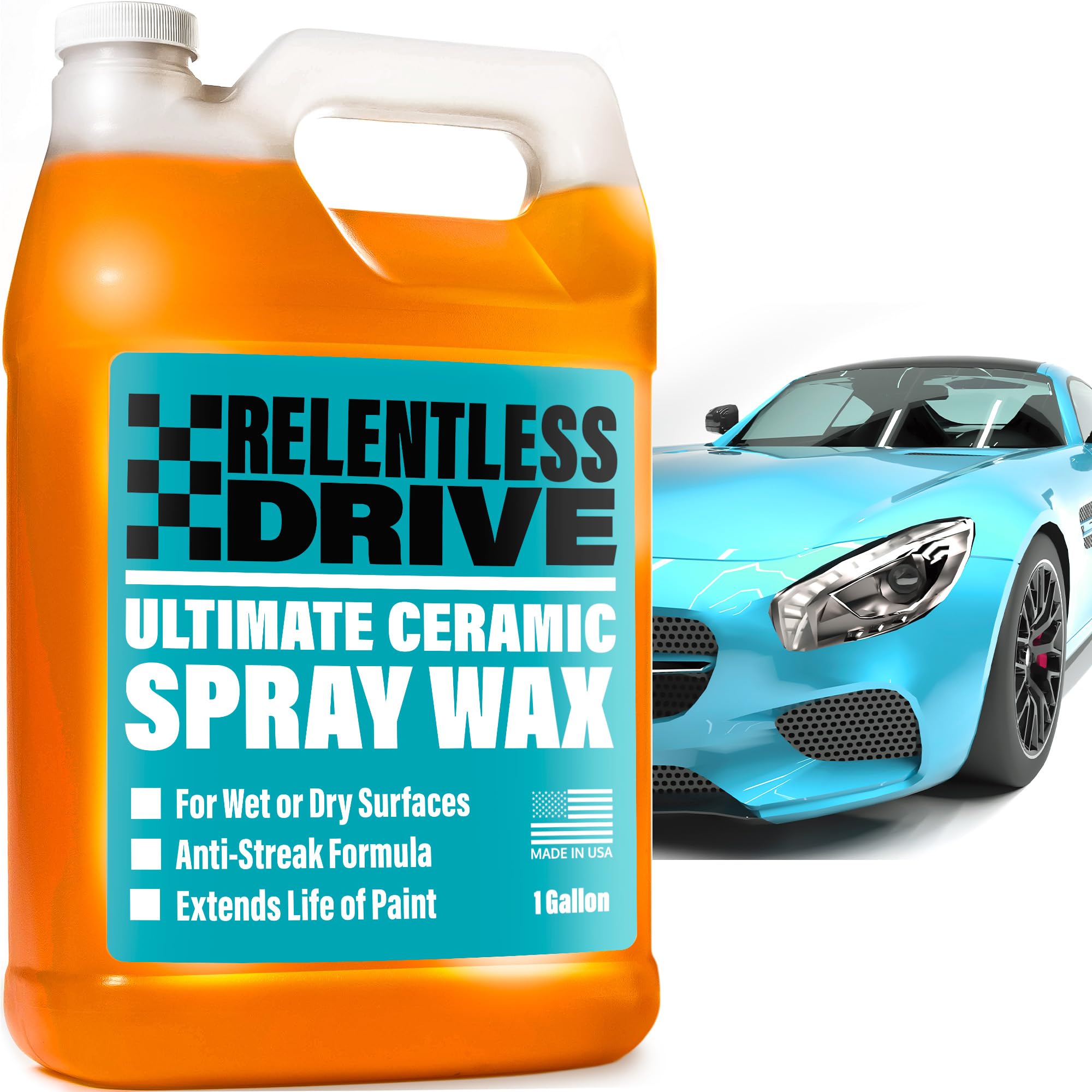 1 gallon Relentless Drive Ceramic Spray Wax, $19.99 after coupon