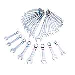 Kobalt 28-Pc 12-Pt Standard (SAE) and Metric Standard Combination Wrench Set $15 &amp; More + Free Store Pickup