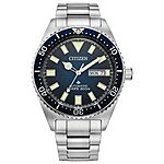 Prime invite only deal Oct 10-11, Citizen Men's Promaster Dive Automatic 3 Hand Silver Stainless Steel Watch with Blue Gradient Dial, $199.99