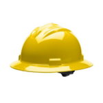 6 PACK - Bullard 3-Rib S71 Hard Hat Full Brim, ANSI Type I Class G and E W/ Ratchet Suspension Sz.6/2 To 8 Yellow, $18.99, FS for Prime, Woot!