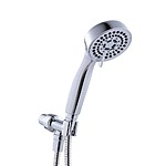 Glacier Bay 3.7" 6-Spray Wall Mount Handheld Adjustable 1.8 GPM Shower Head $7.10 + Free Shipping