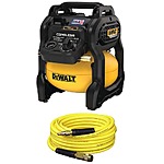 DeWALT 2.5-Gal. 20V Cordless Air Compressor w/ 50' Air Hose (Tool Only) $169 + Free Shipping