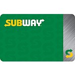 $50 Subway gift card, $40, $50 Designer Shoe Warehouse gift card, $40, $50 Steak n Shake, $40, e-mail delivery, Kroger Gift Cards