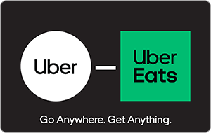 $100 Uber/Uber Eats gift card for $90, egifter
