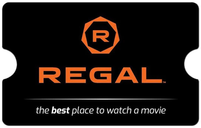 Regal $50 Gift Card (Email Delivery), $39.50, Newegg