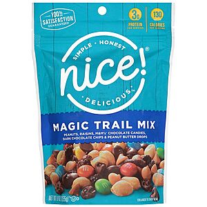 7-9oz Nice! trail mixes, assorted varieties, $  1.78, Walgreen's