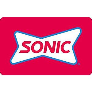 Dining gift cards, $50 for $40, Sonic Drive-in gift card, Chili's, Red Robin, Kroger Gift Card Portal