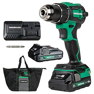 Metabo HPT 18-volt 1/2-in Keyless Brushless Cordless Drill 2 -Batteries Included (Soft Bag Included), $94, free pickup, Lowe's
