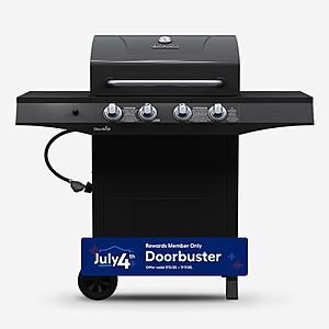 MyLowe's Rewards, Charbroil Performance Series Black 4 -Burner Liquid Propane Gas Grill, $149, free pickup