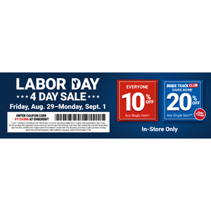 Harbor Freight In-Store Coupons: Labor Day Sale: Any Single Item 10% Off & More (Valid thru 09/01)
