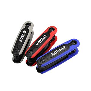 Kobalt  25-Key SAE / Metric Combination Folding Hex Key Set  + Free Shipping