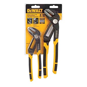 DEWALT Straight Jaw Push Lock Pliers Set (2-Piece), $20.99, FS, Home Depot
