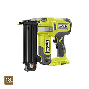 RYOBI ONE+ 18V 18-Gauge Cordless AirStrike Brad Nailer (Tool Only) $99 + Free Shipping