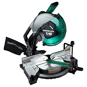 Metabo HPT 12-Inch Compound Miter Saw | Xact Cut LED Shadow Line System | Dual Bevel | C12FDHB, $219, FS, Walmart/Lowe's