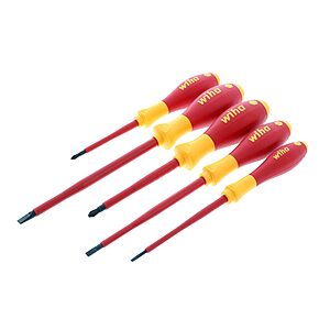 Wiha 32091 5-Piece 1000-Volt Slotted and Phillips Insulated Screwdriver Set, $23.56, Amazon/Home Depot