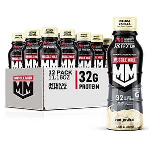 12-pk 11.16-oz Muscle Milk Pro Advanced Nutrition Protein Shake (various) from $21.60 w/ Subscribe & Save