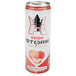 12 pack Reign Storm Peach Nectarine Energy Drink, $7.44, free shipping, Dollar Tree