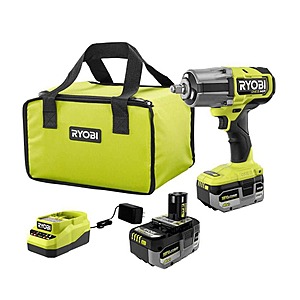 RYOBI ONE+ HP 18V Brushless 4-Mode 1/2" Impact Wrench Kit w/ 2x 4.0Ah HP Batteries $169 + Free Shipping