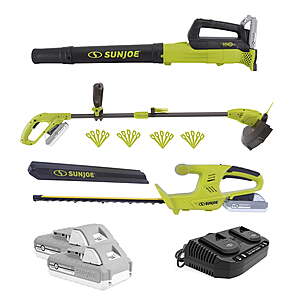 Sam's Club Members, Sun Joe 24V Cordless 3-Tool Garden Combo Kit: Hedger, Trimmer & Leaf Blower, 2 batteries, $69.98, FS PLUS