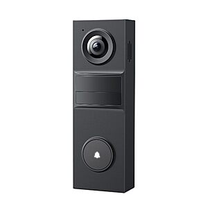Tapo 2K Wired Smart Video Doorbell - 160&deg; Ultra-Wide View, Person Detection, 2-Way Talk, Ring Call, Night Vision, Subscription-Free Local Storage or Optional Cloud, $34.97, Amazon