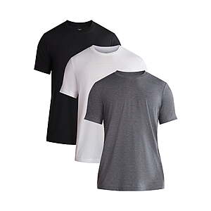 3-Pk George Men's Classic Fit Crewneck Tee (Various Colors) from $6.50 