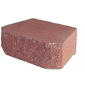 YMMV? Pavestone 3-in H x 10-in L x 5.87-in D Red or gray Concrete Retaining wall block, $1.25, Lowe's