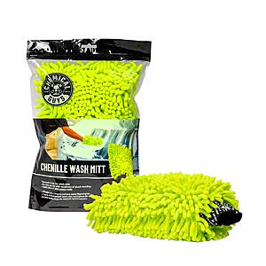 2 count Chemical Guys Chenille Premium Scratch-Free Microfiber Wash Mitt for Car Washing, $12.58 with S&S, Amazon $12.56