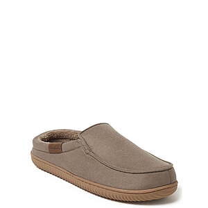 Dearfoams Cozy Comfort Men's Notch Clog Slippers (taupe), $8.99, Walmart