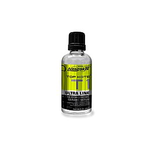 Nanoskin T1 Hydrophobic Ceramic Serum 50ml Bottle Only, Self-Leveling SiO₂ Coating for High-Gloss & Extreme Water Beading, $5.14, Amazon $5.13