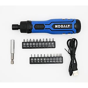 KOBALT 4-volt max 1/4-in Cordless Screwdriver (Battery Included), $19.98, Lowe's